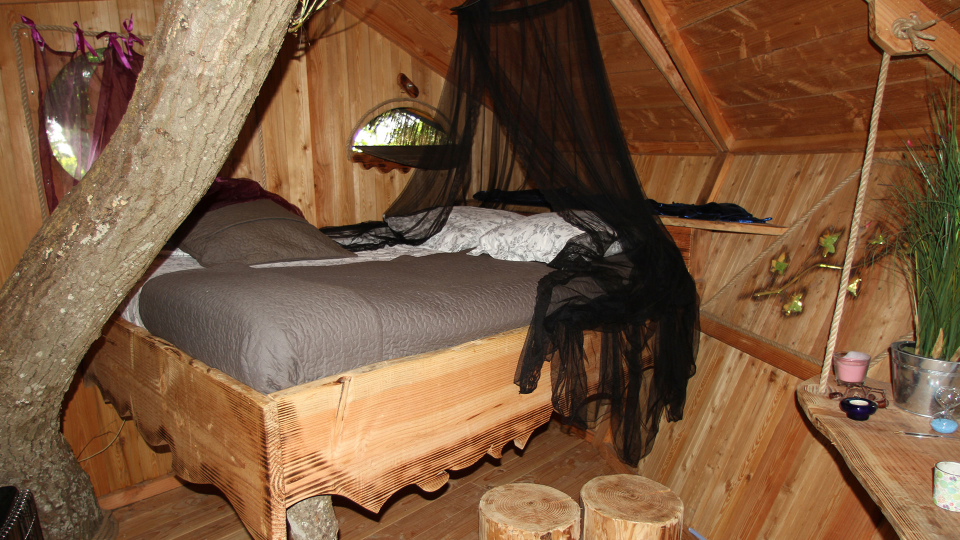 Cabane Mathilde lit