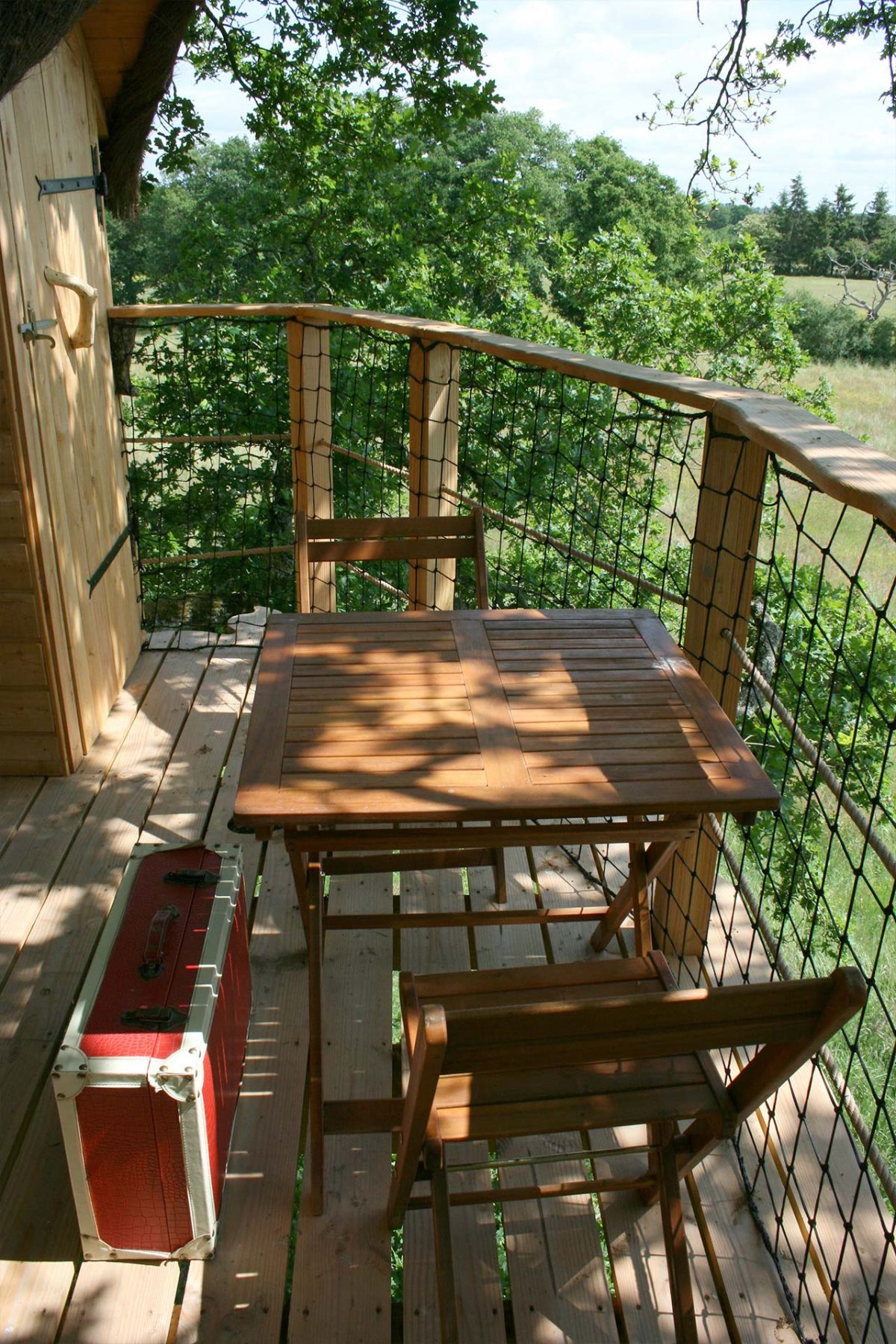 Cabane Mathilde terrasse