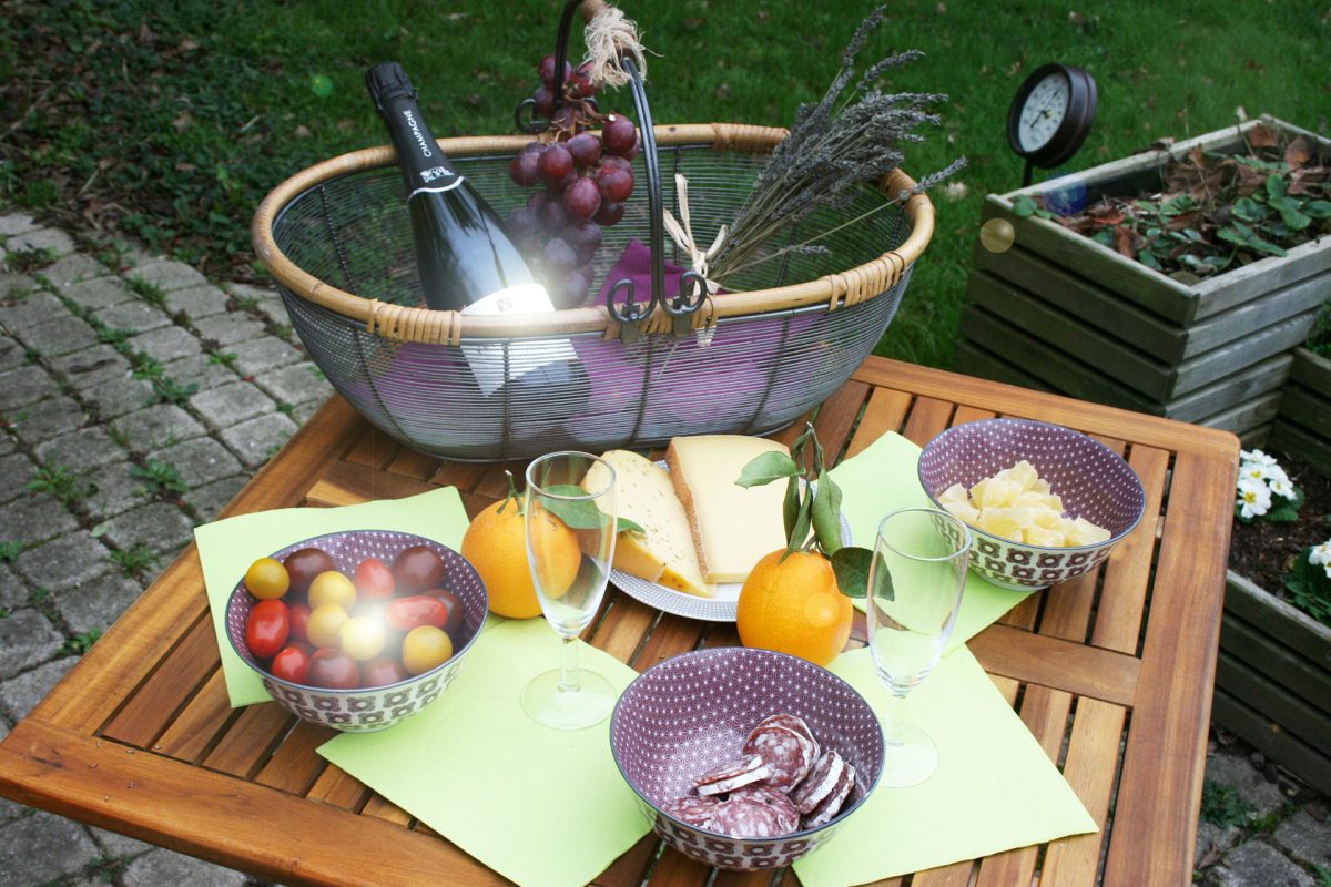 Panier apéritif Champagne